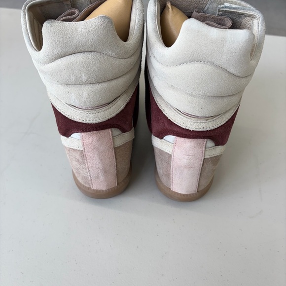 Isabel Marant Women's Sneakers with Red and Purple Accents - Picture 4 of 6